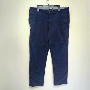 Express Athletic Slim Navy Chino Pants 38x30